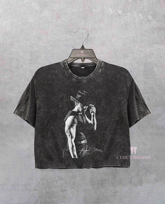 Joe Jonas Cowboy Crop Shirt