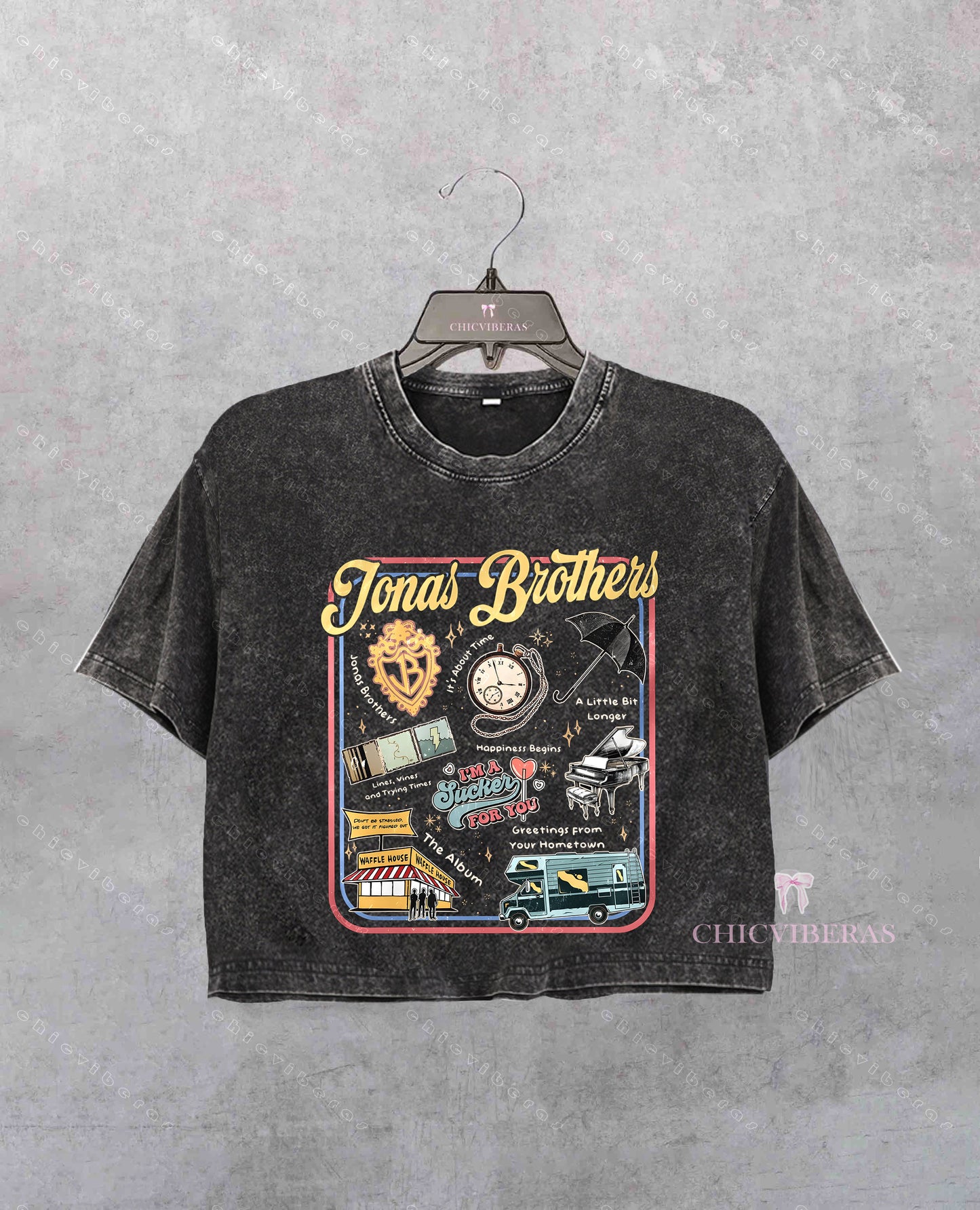 Jonas Brothers Greetings From Your Hometown Crop Shirt