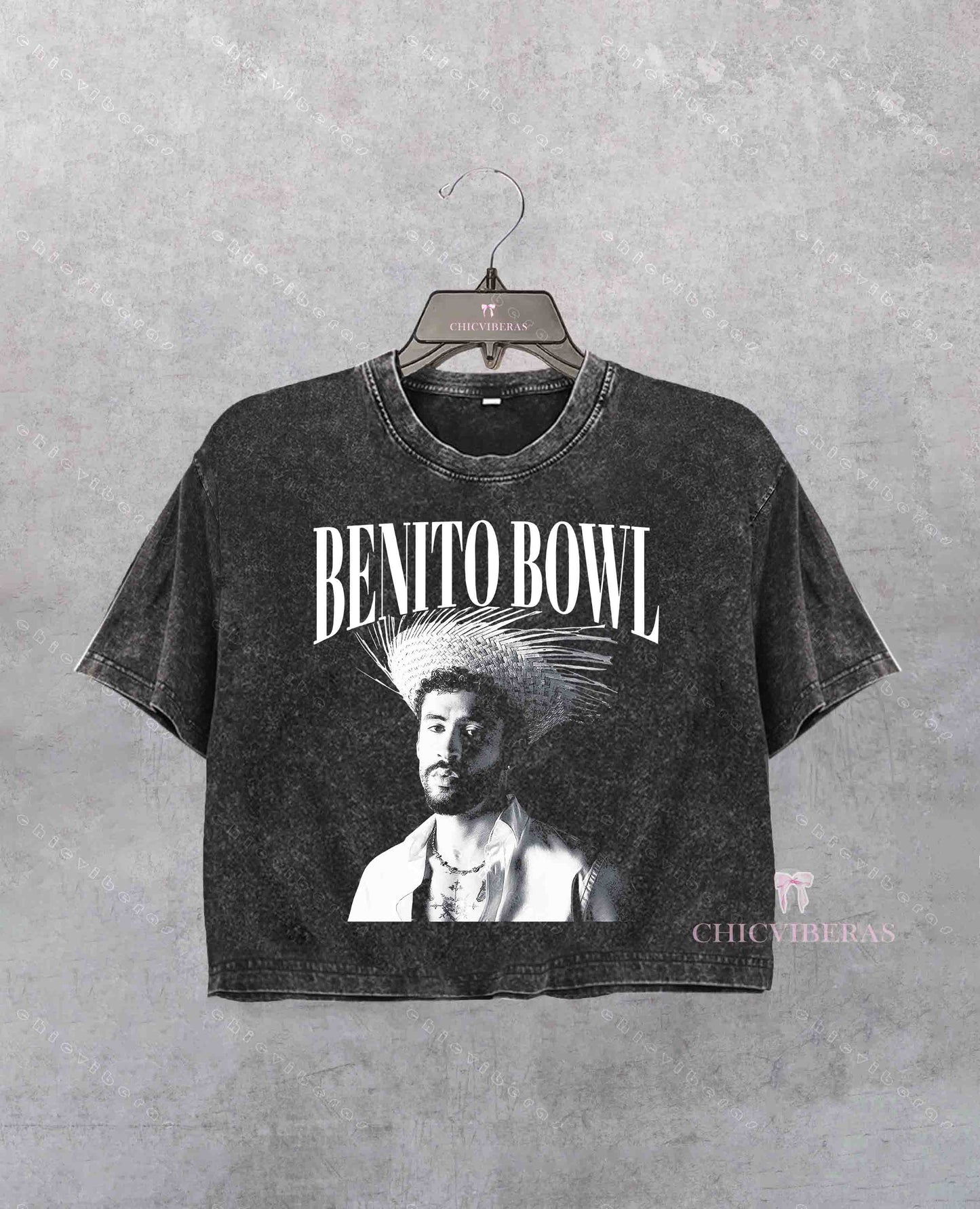 Bad Bunny Benito Bowl Crop Shirt
