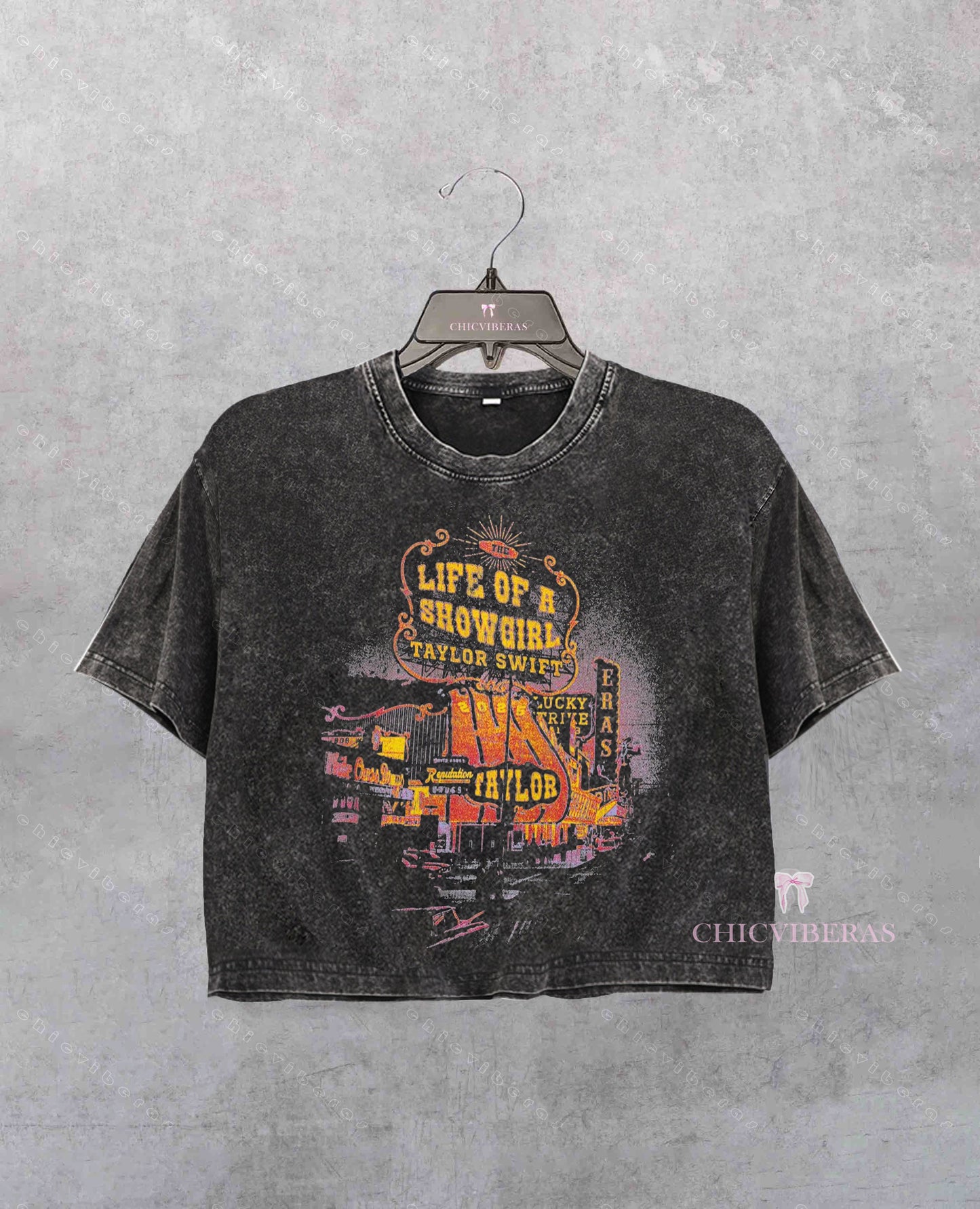 Showgirl Era Crop Shirt