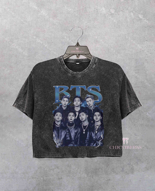Limited BTS Kpop 90s Crop Shirt