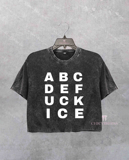 Subtle F*ck ICE Crop Shirt