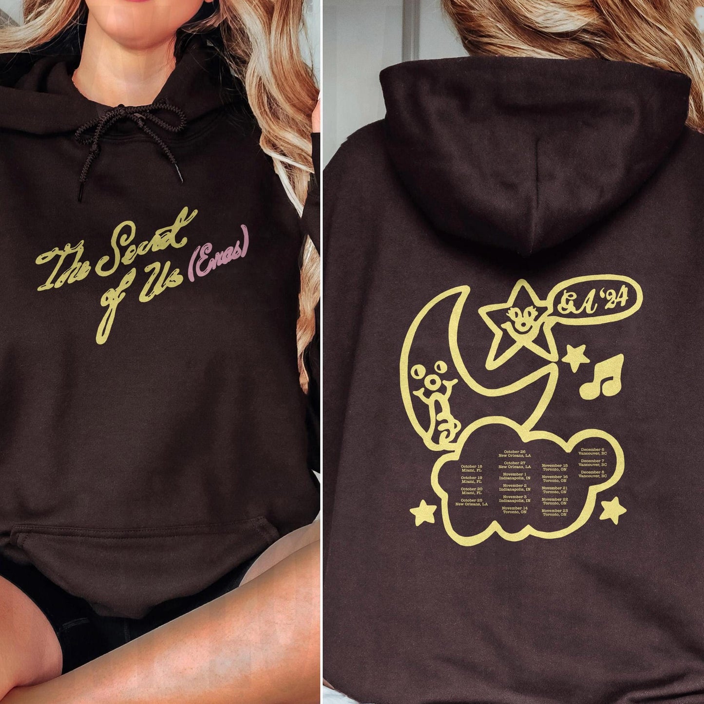 Gracie Abrams The Secret Of Us Eras Hoodie