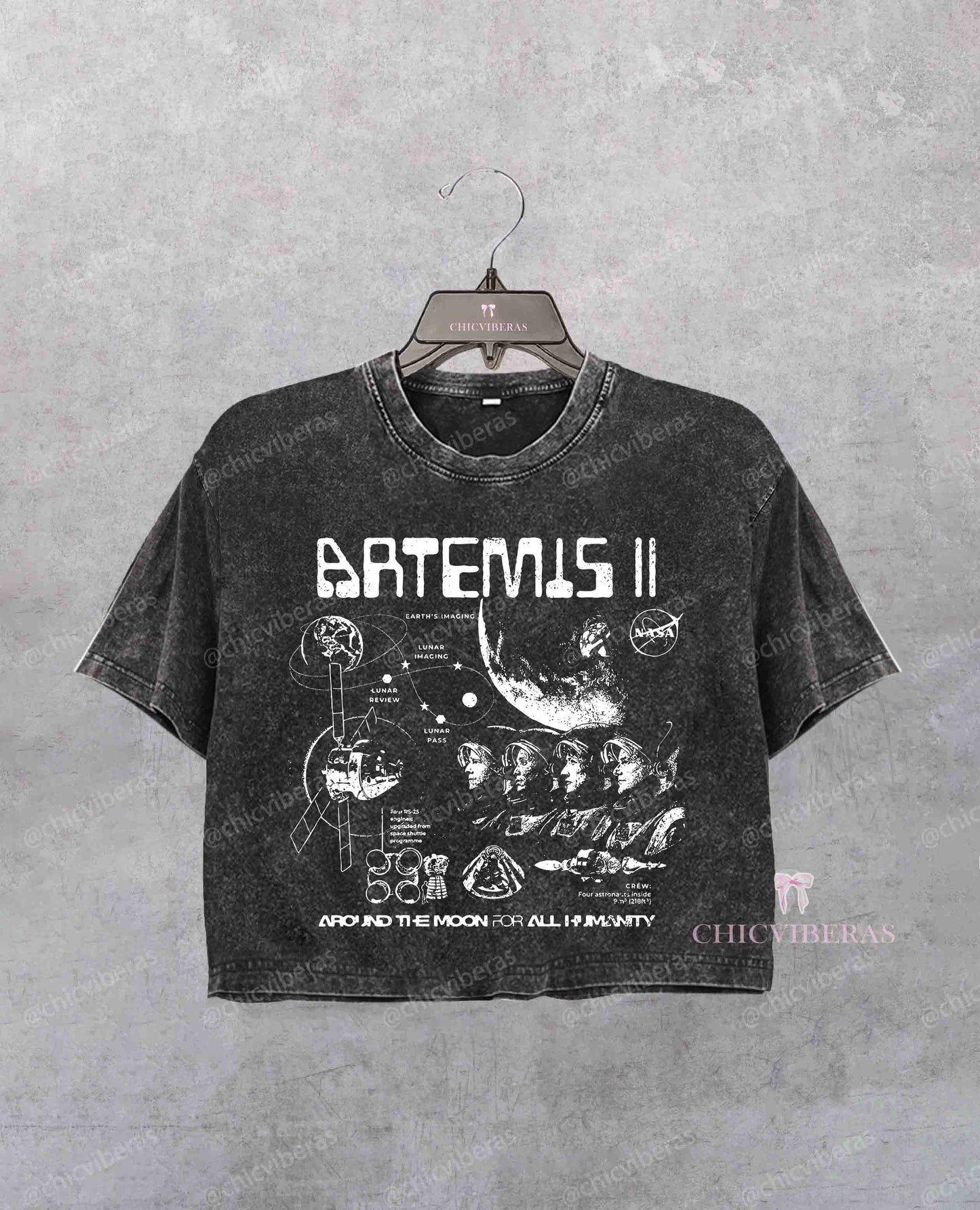 Artemis II NASA Mission Crop Shirt