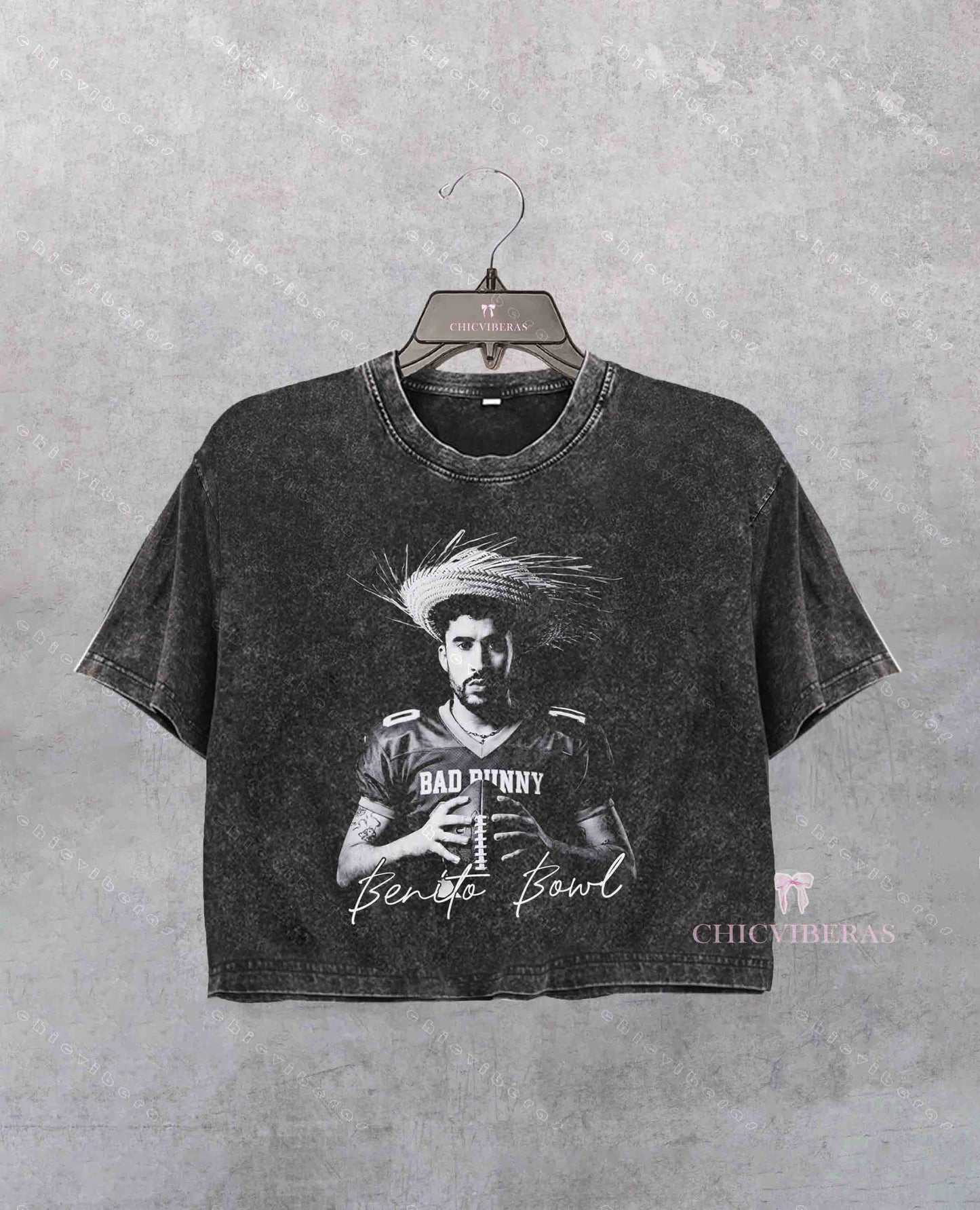 Bad Bunny Football Crop Shirt