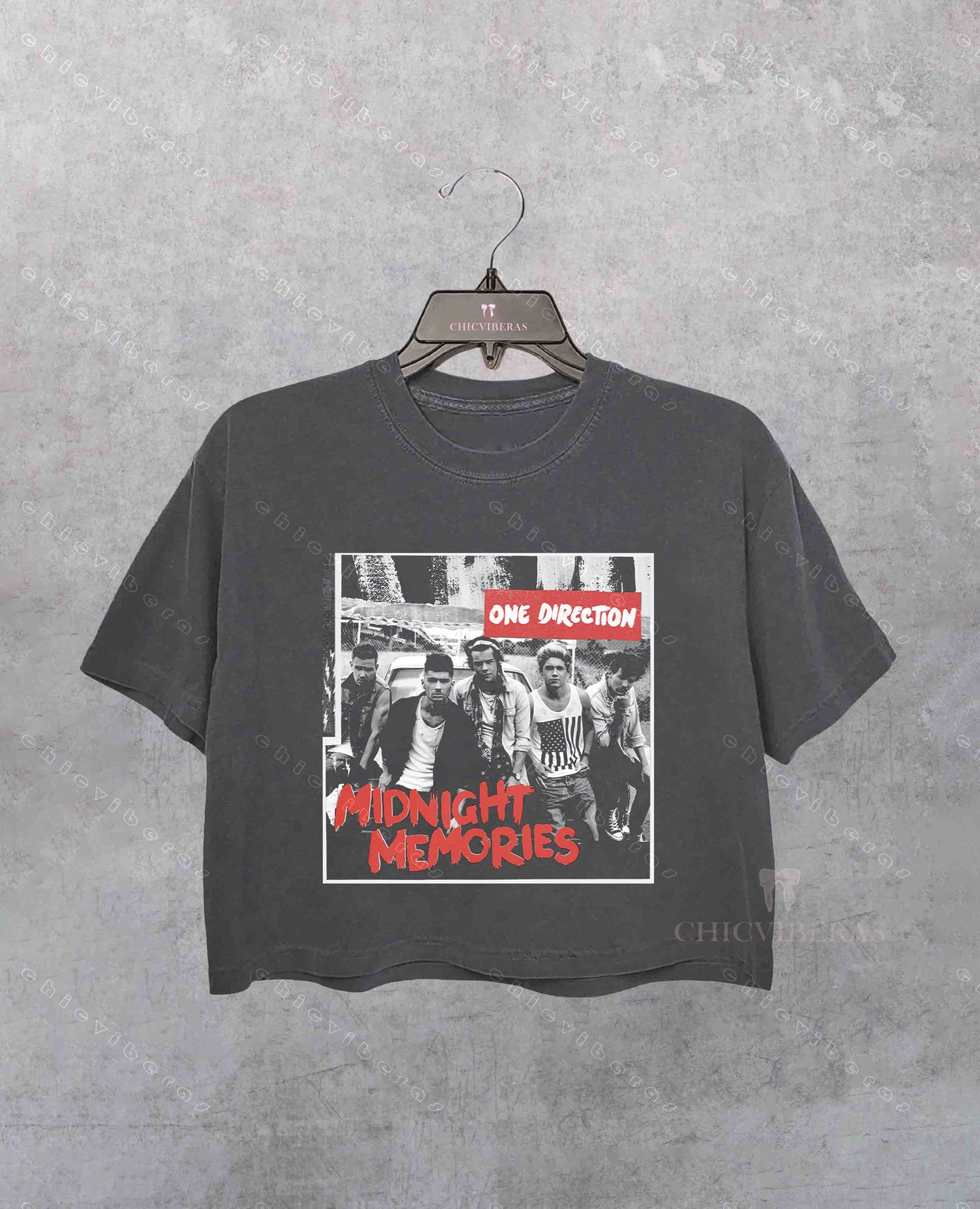 1D One Direction Midnight Memories Crop Shirt