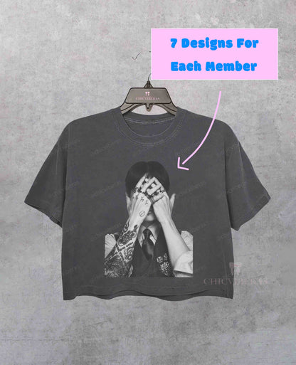 Jungkook Music Kpop Crop Shirt