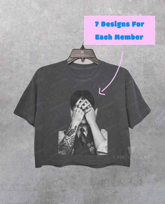 Jungkook Music Kpop Crop Shirt