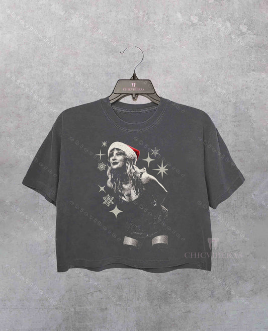 Merry Swiftmas Christmas Season Crop Shirt