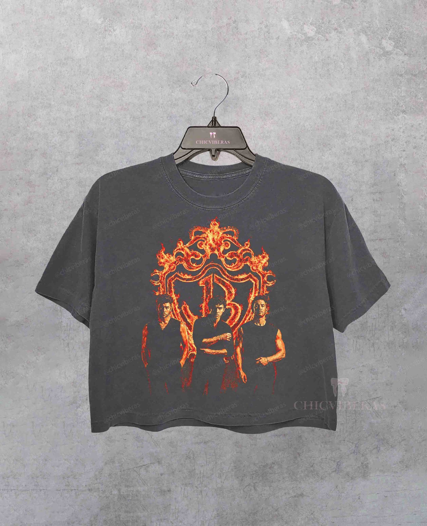 Jonas Brothers Burning Up Tour 2026 Crop Shirt