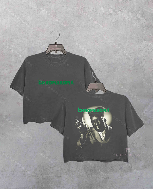 Tyler The Creator Chromakopia Album Crop Shirt