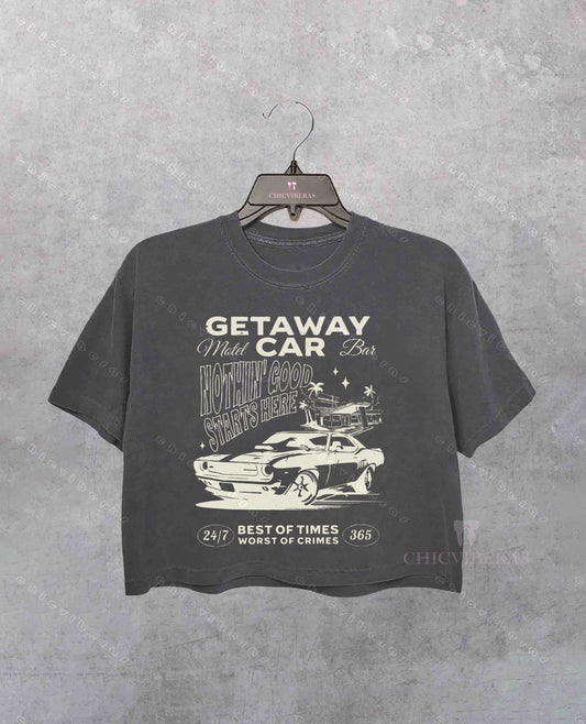 Getaway Car Tee TS Merch Crop Shirt