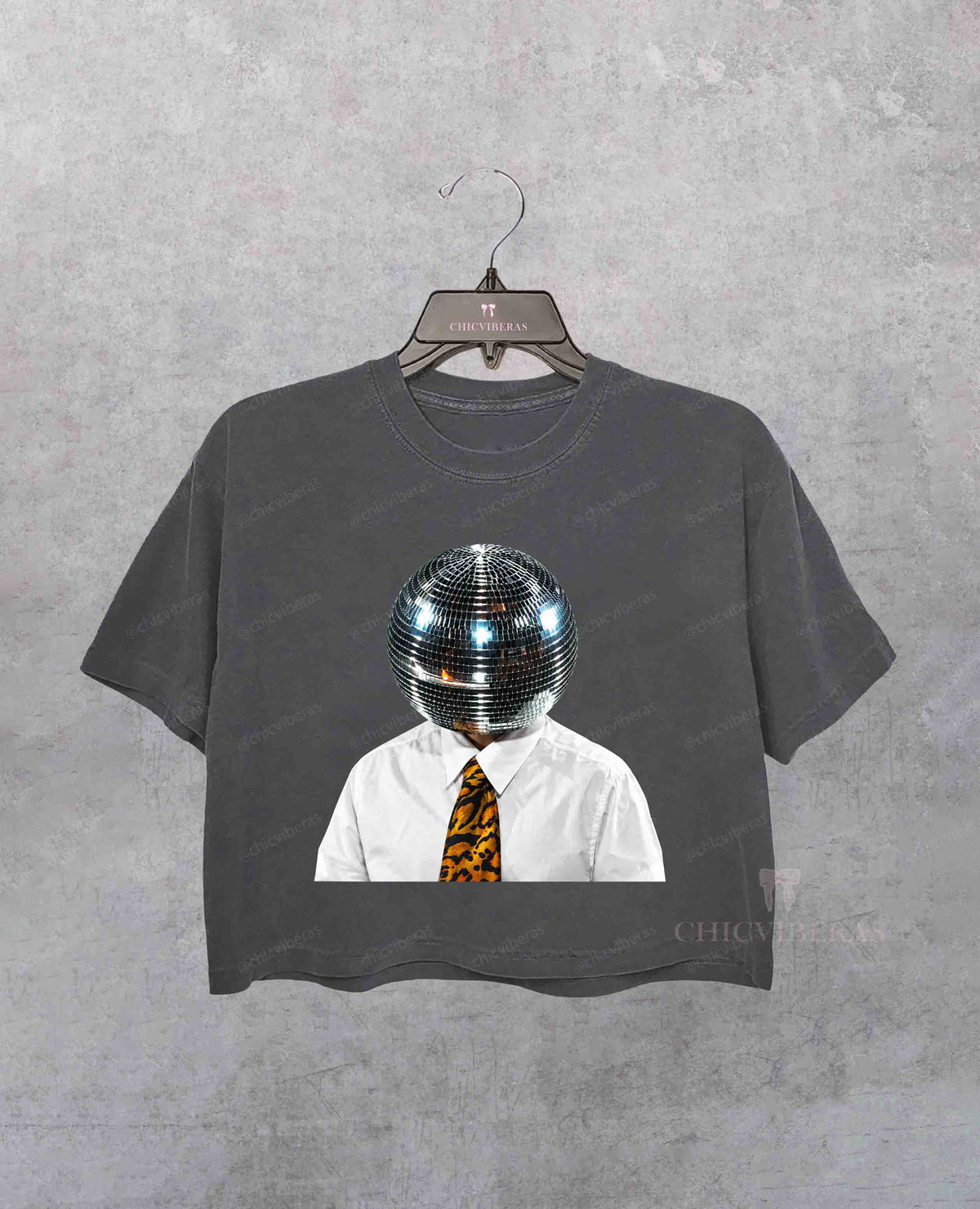 Disco Ball Head HS Together Together Tour Crop Shirt