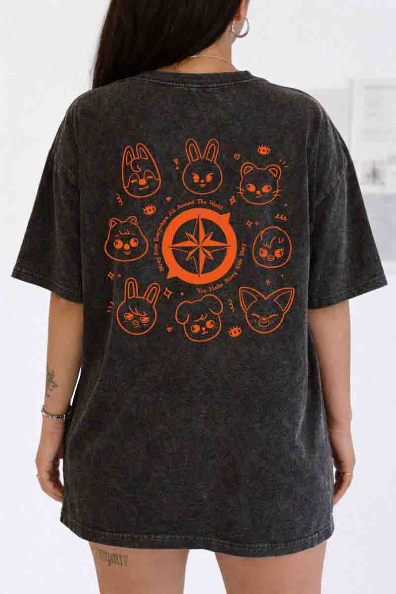 Stray Kids This & That Skzoo Retro Tee