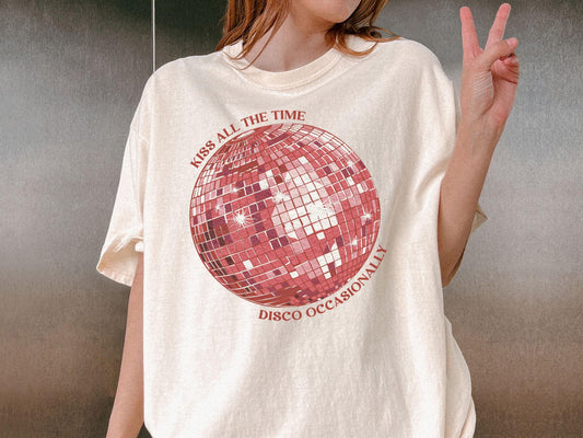 Harry Kiss All The Time Disco Ball Tee