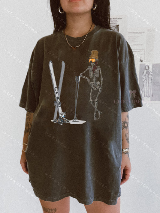 Skeleton Ski Tee