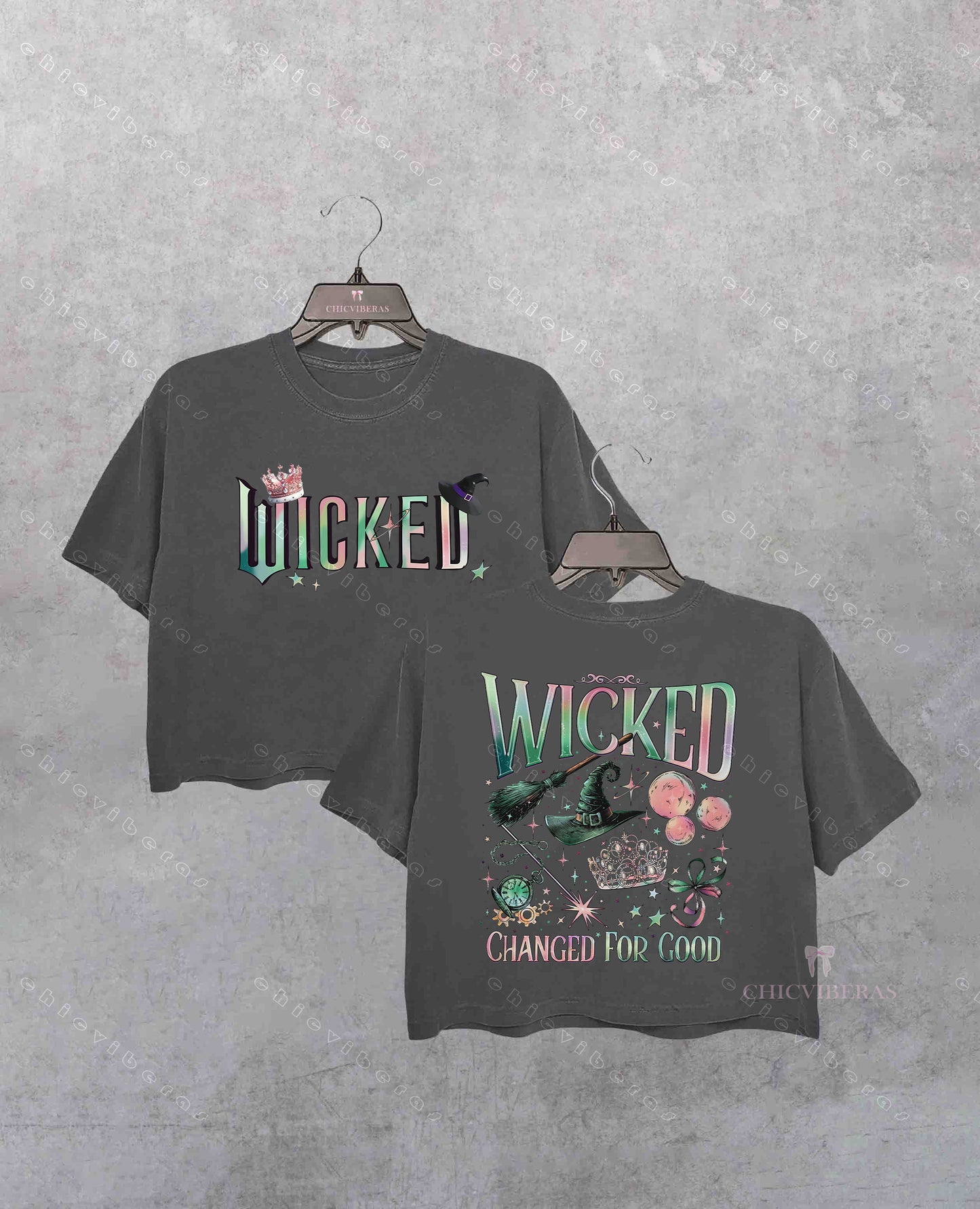 Wicked Movie 2Sided Crop Shirt