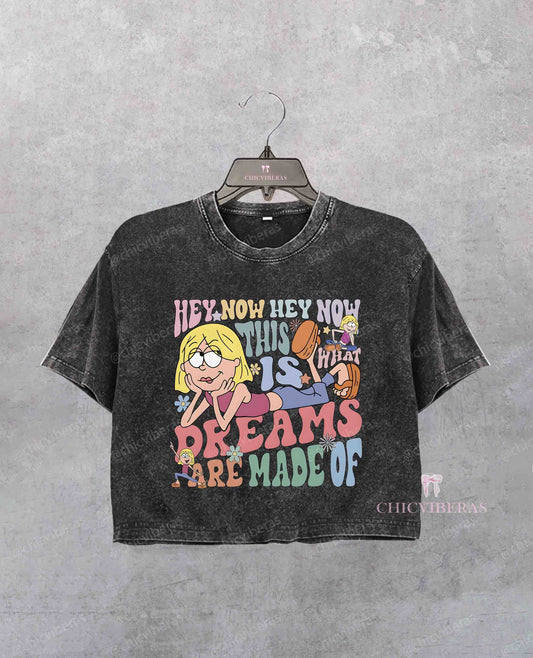 This Is What Dreams Are Made Of Lizzie McGuire Crop Shirt