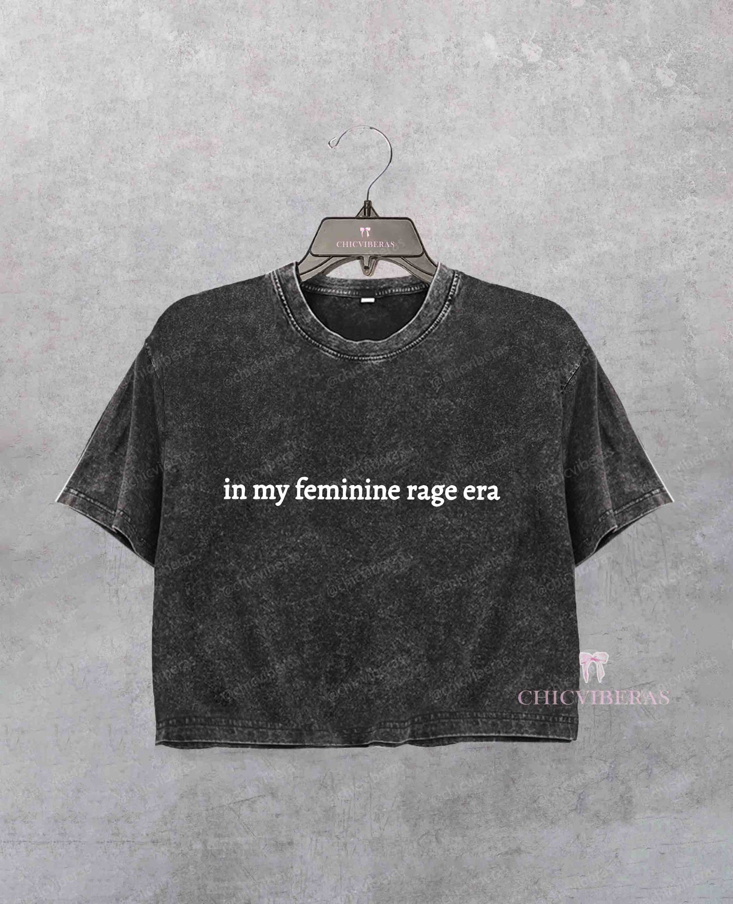 In My Feminine Rage Era Crop Shirt
