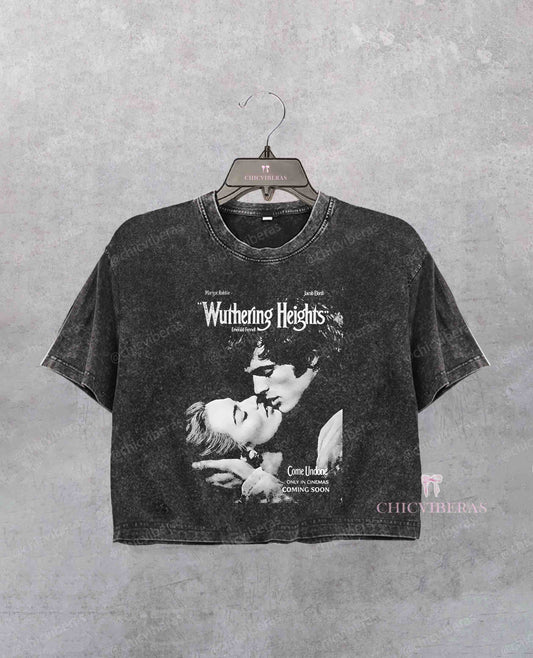 Wuthering Heights Emily Brontë Gothic Romance Crop Shirt