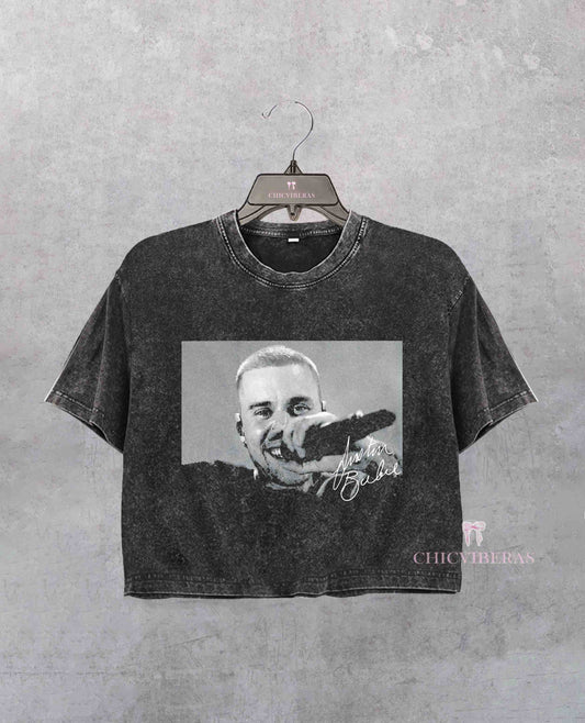 Bieberchella Justin Bieber Coachella Concert Crop Shirt
