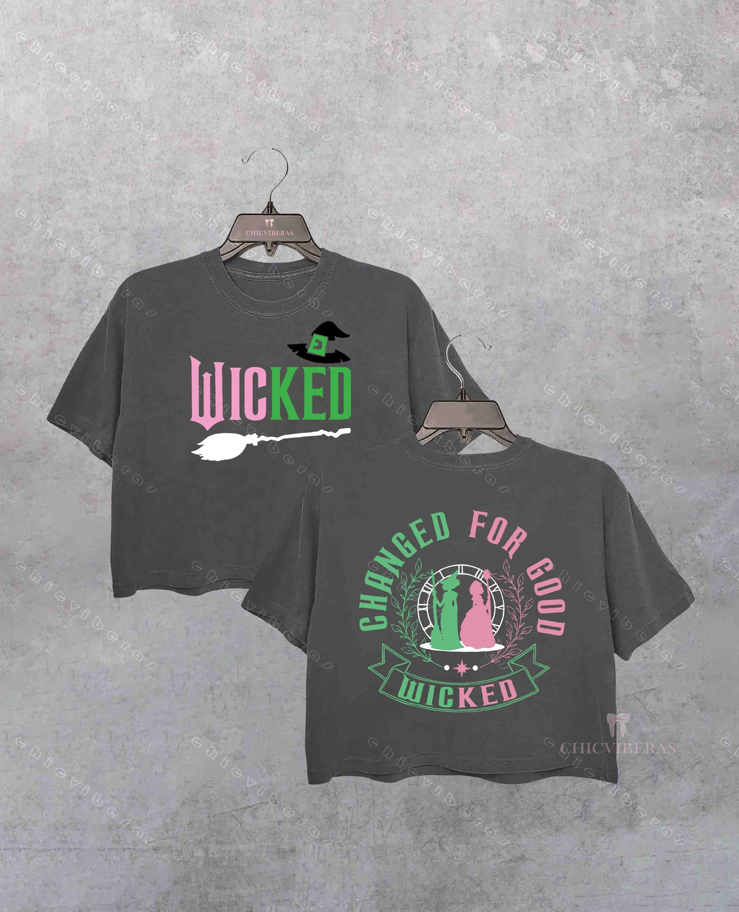 Wicked Musical 2Sided Crop Shirt