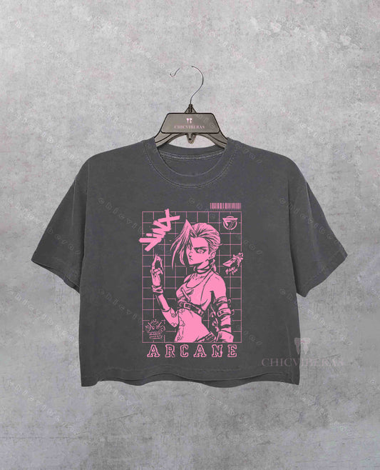 Jinx Girl League Of Legends Fan Crop Shirt