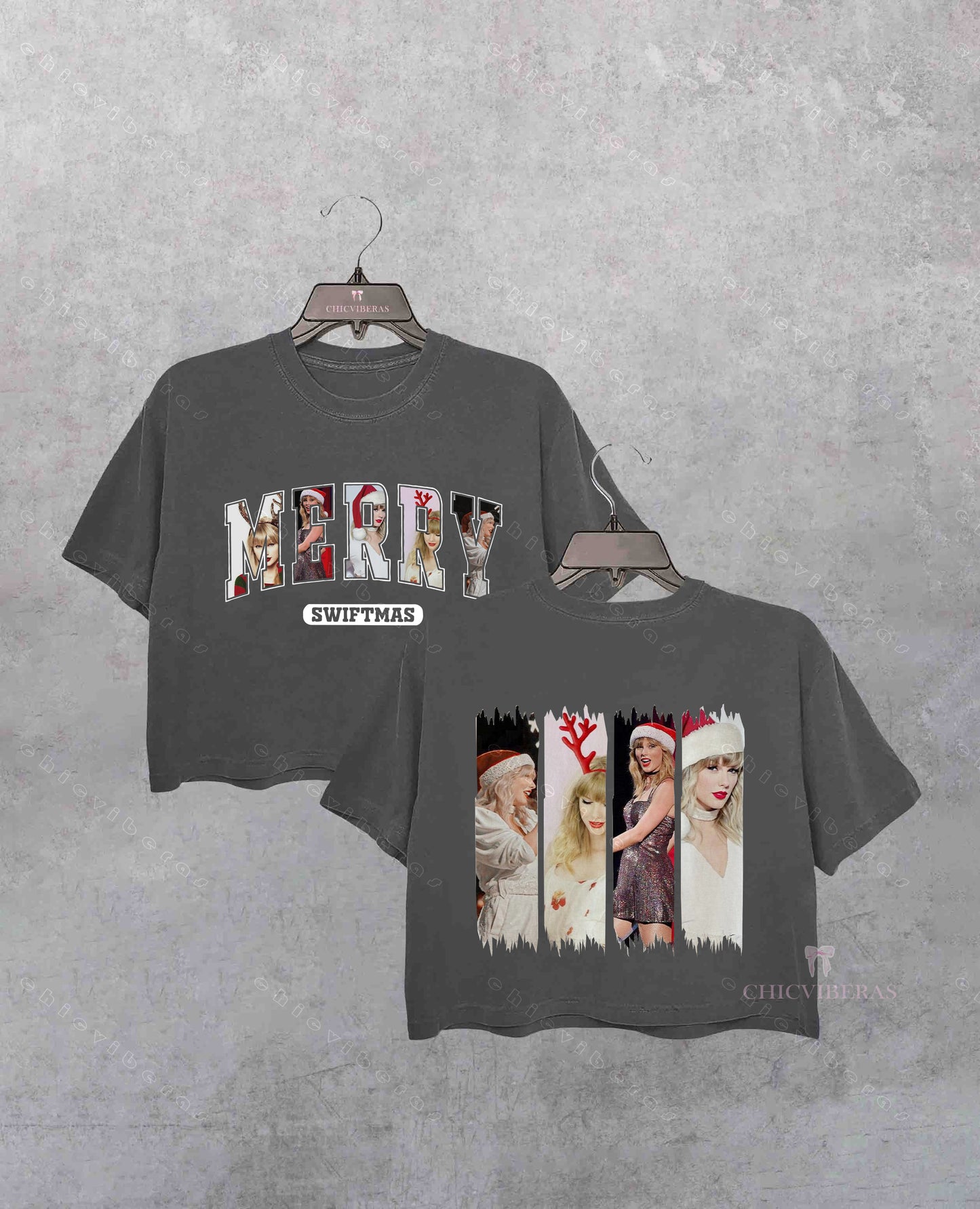 Merry Swiftmas 2Sided Cozy Winter Crop Shirt