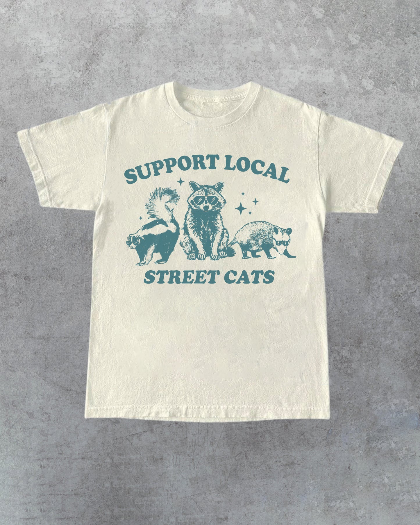 Support Your Local Street Cats Graphic Tee