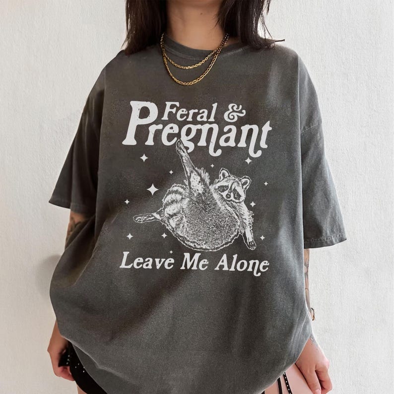 Feral & Pregnant Raccoon Tee