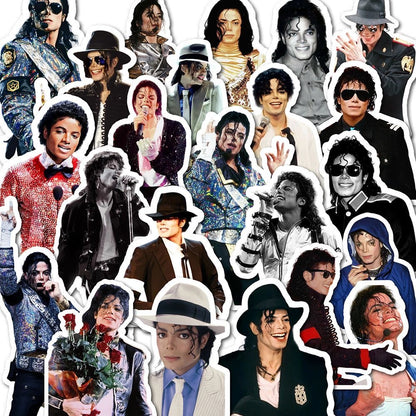 24 Pcs MJ Sticker