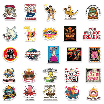 50 Pcs Dungeon Crawler Carl Sticker