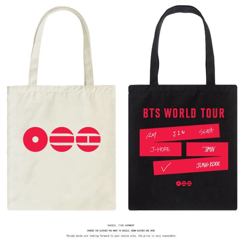 BTS Canvas Grocery Bag