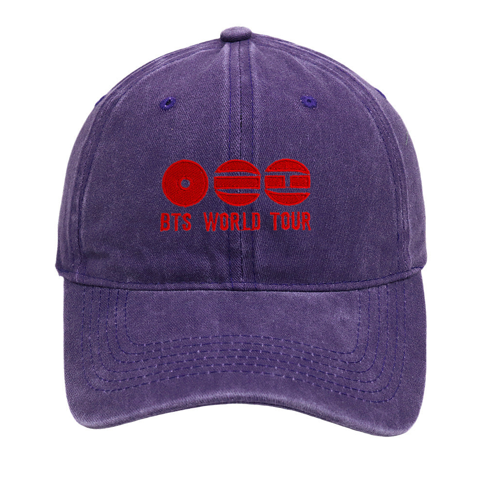 BTS World Tour Washed Cotton Hat