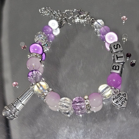 BTS Purple Support Bracelet