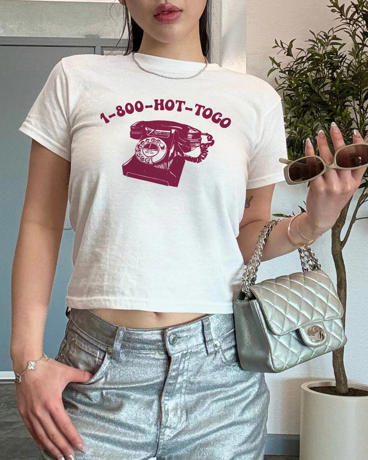 Hot To Go Midwest Princess Y2K Baby Tee