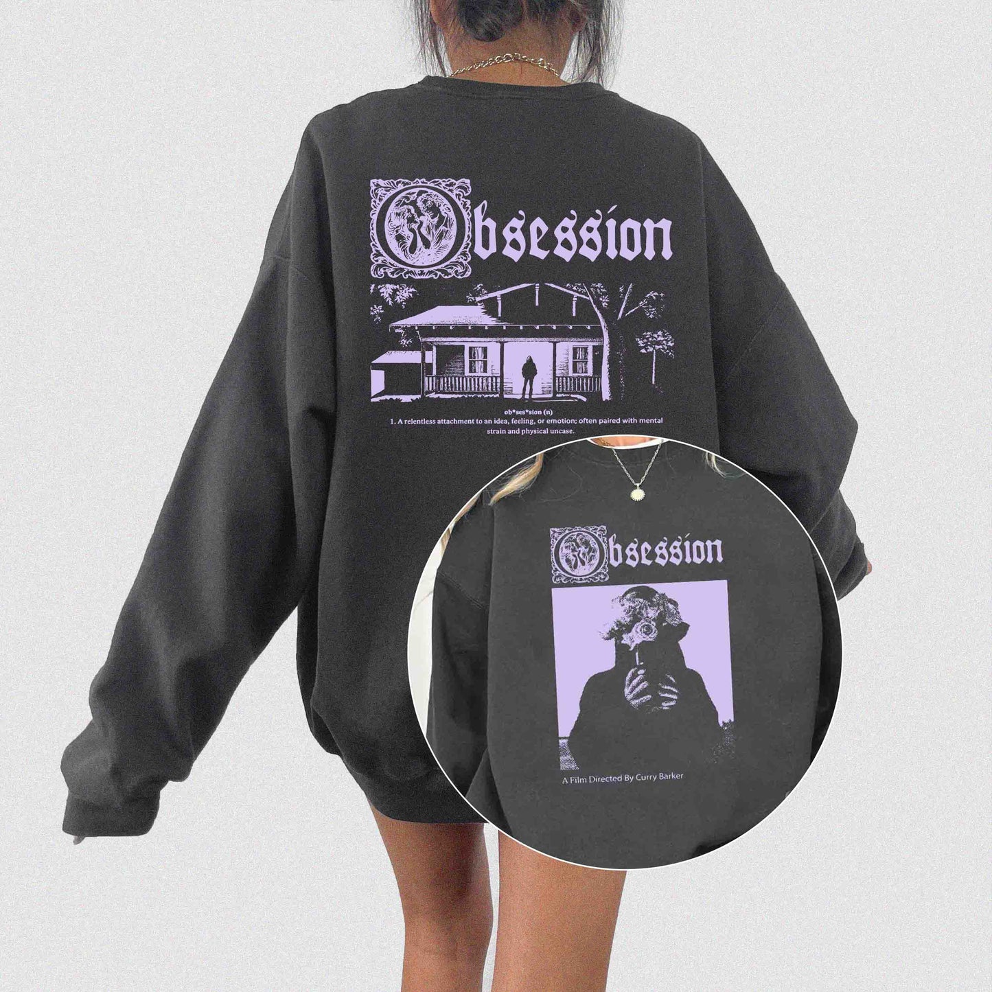 Obsession Movie 2026  Curry Barker Gothic Horror Crewneck