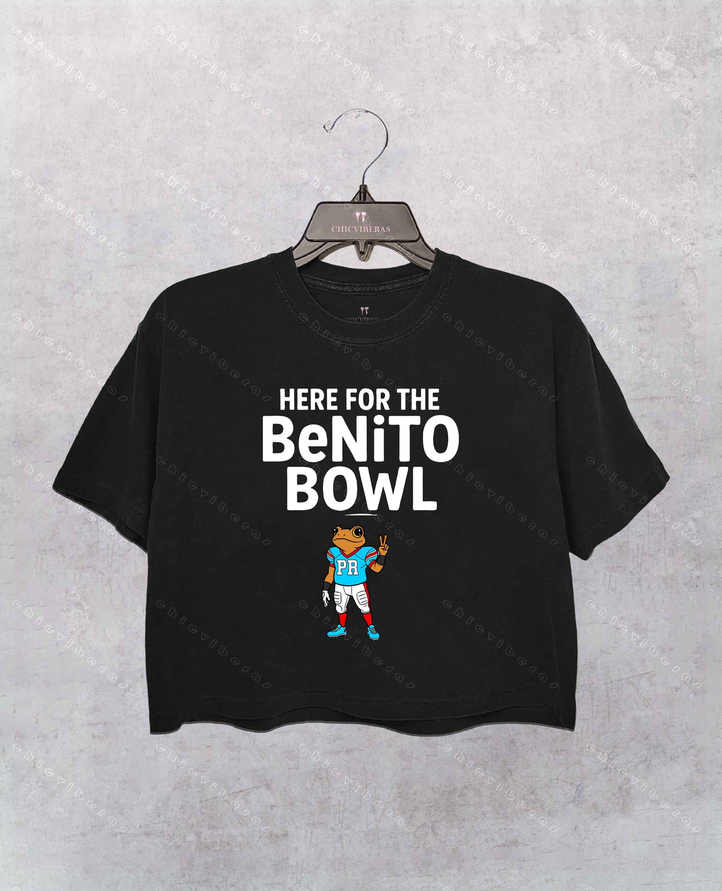 DTMF Bad Bunny Super Bowl Crop Shirt