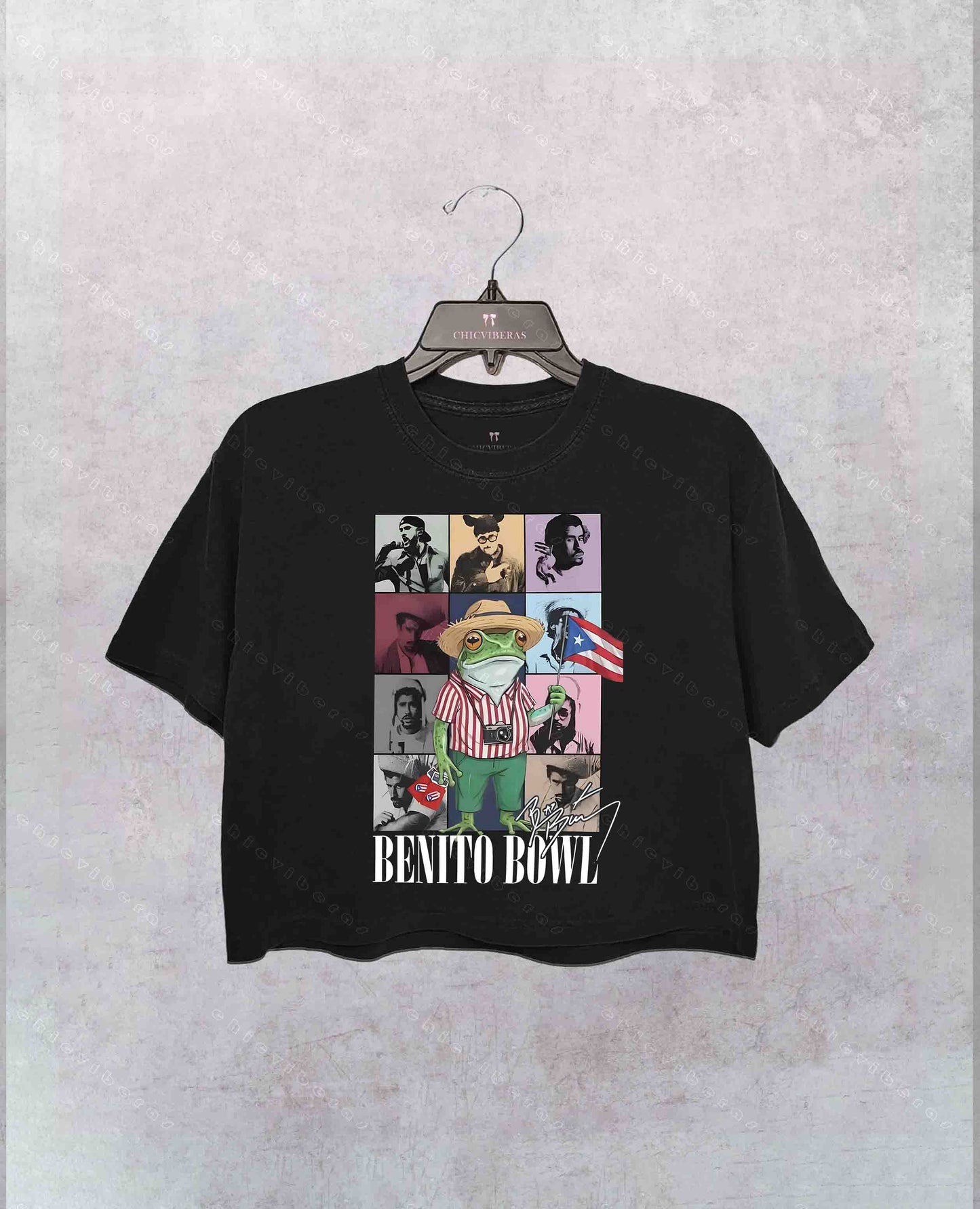 Benito Bowl Puerto Rico Football Crop Shirt