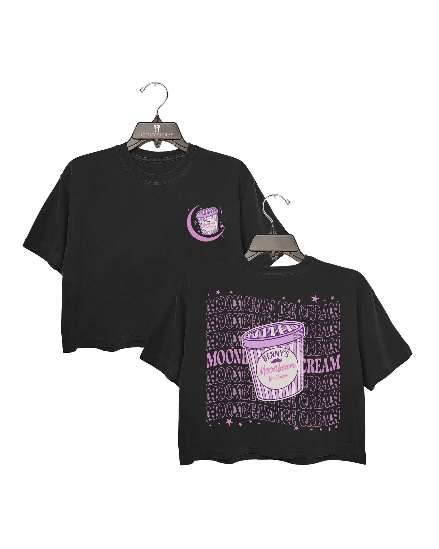 Ice Cream Music Crop Shirt