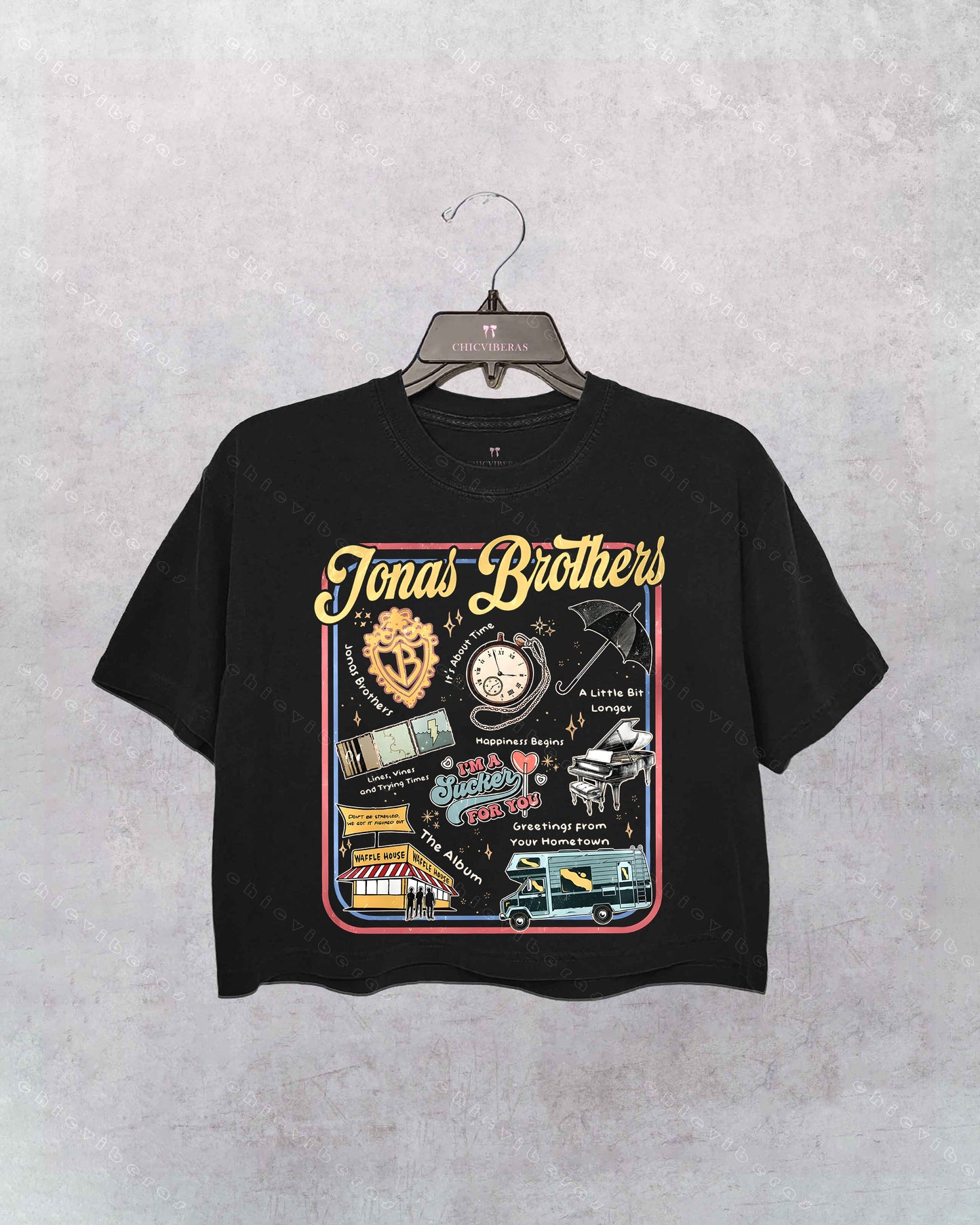 Jonas Brothers Greetings From Your Hometown Crop Shirt