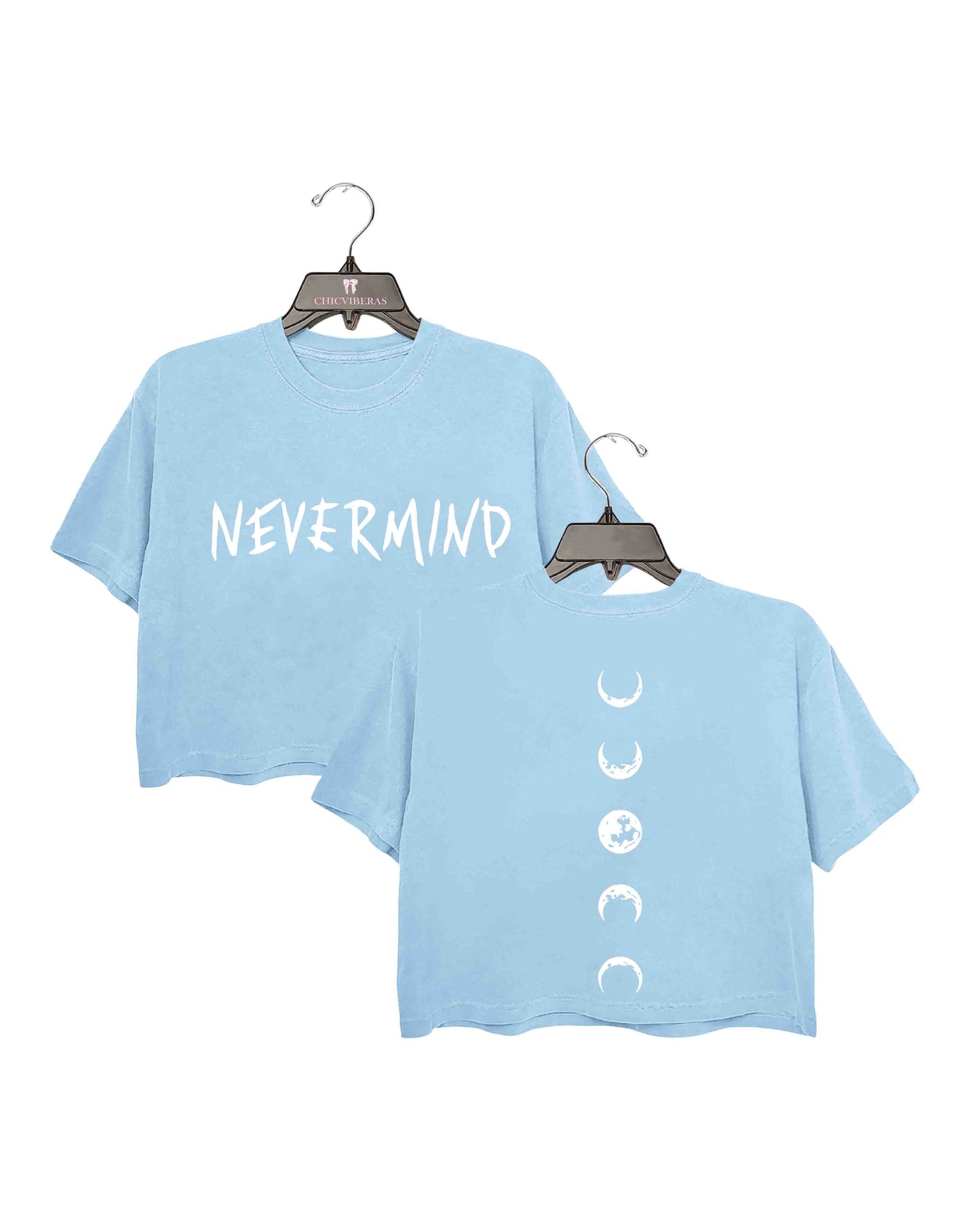 Nevermind Moon Phase Kpop Crop Shirt