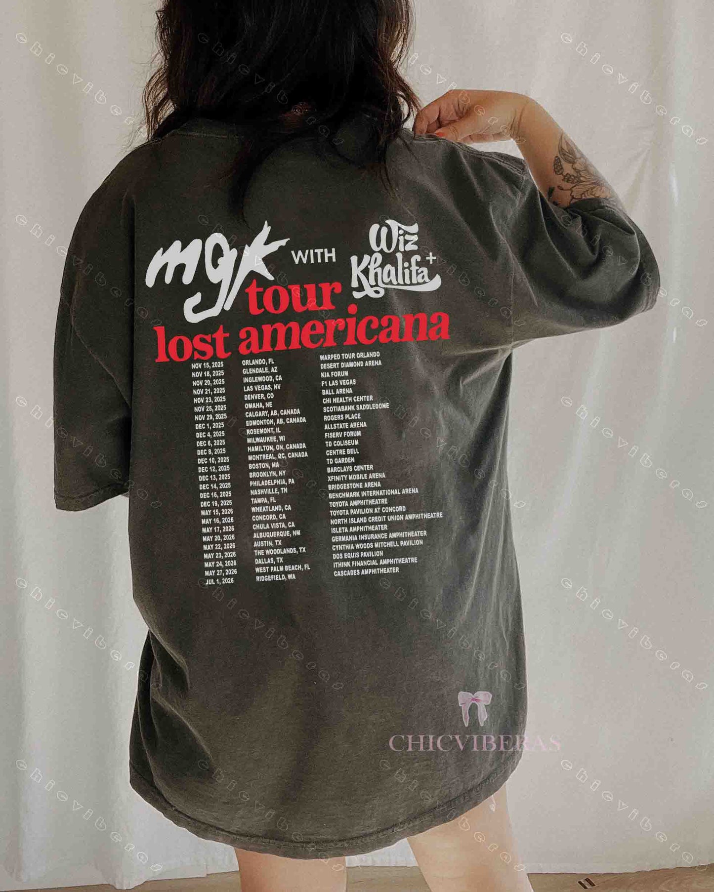 Machine Gun Kelly Lost American Tour Tee
