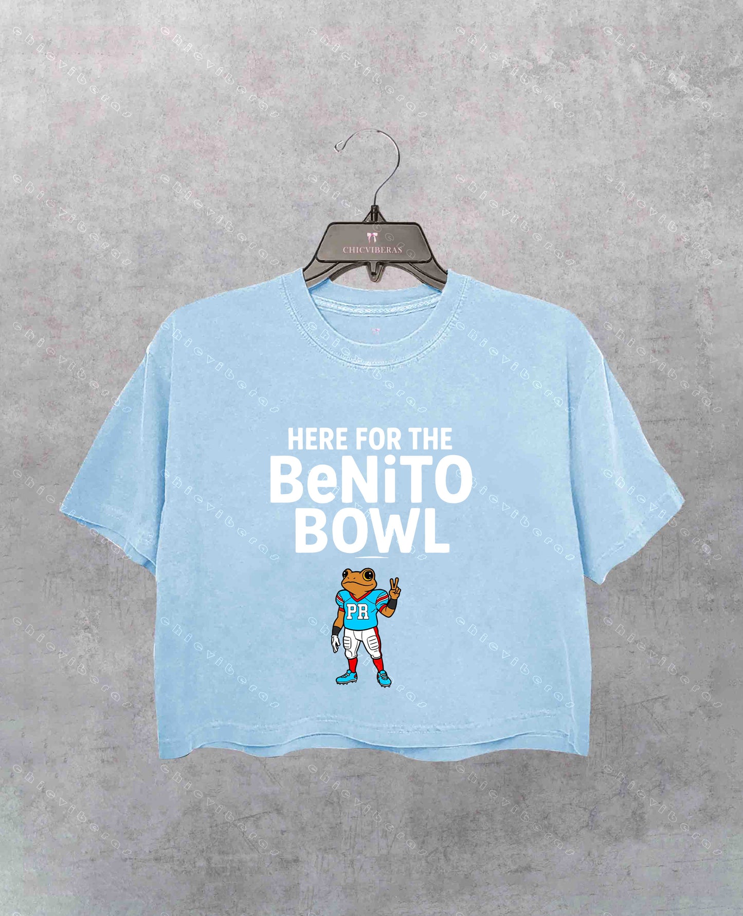 DTMF Bad Bunny Super Bowl Crop Shirt