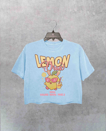 Retro Ateez Lemon Drop Crop Shirt