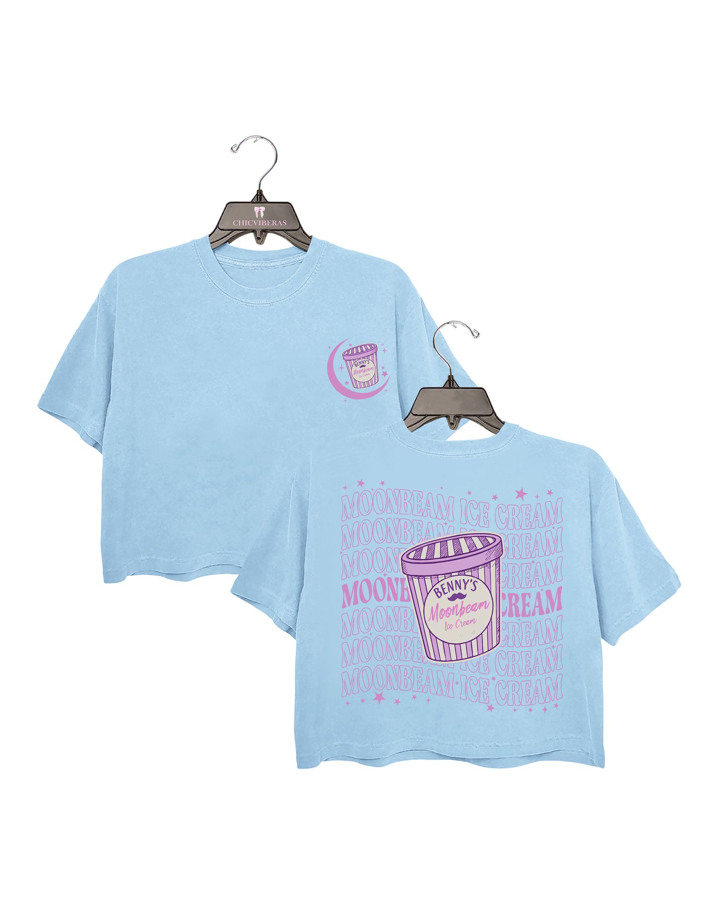 Ice Cream Music Crop Shirt