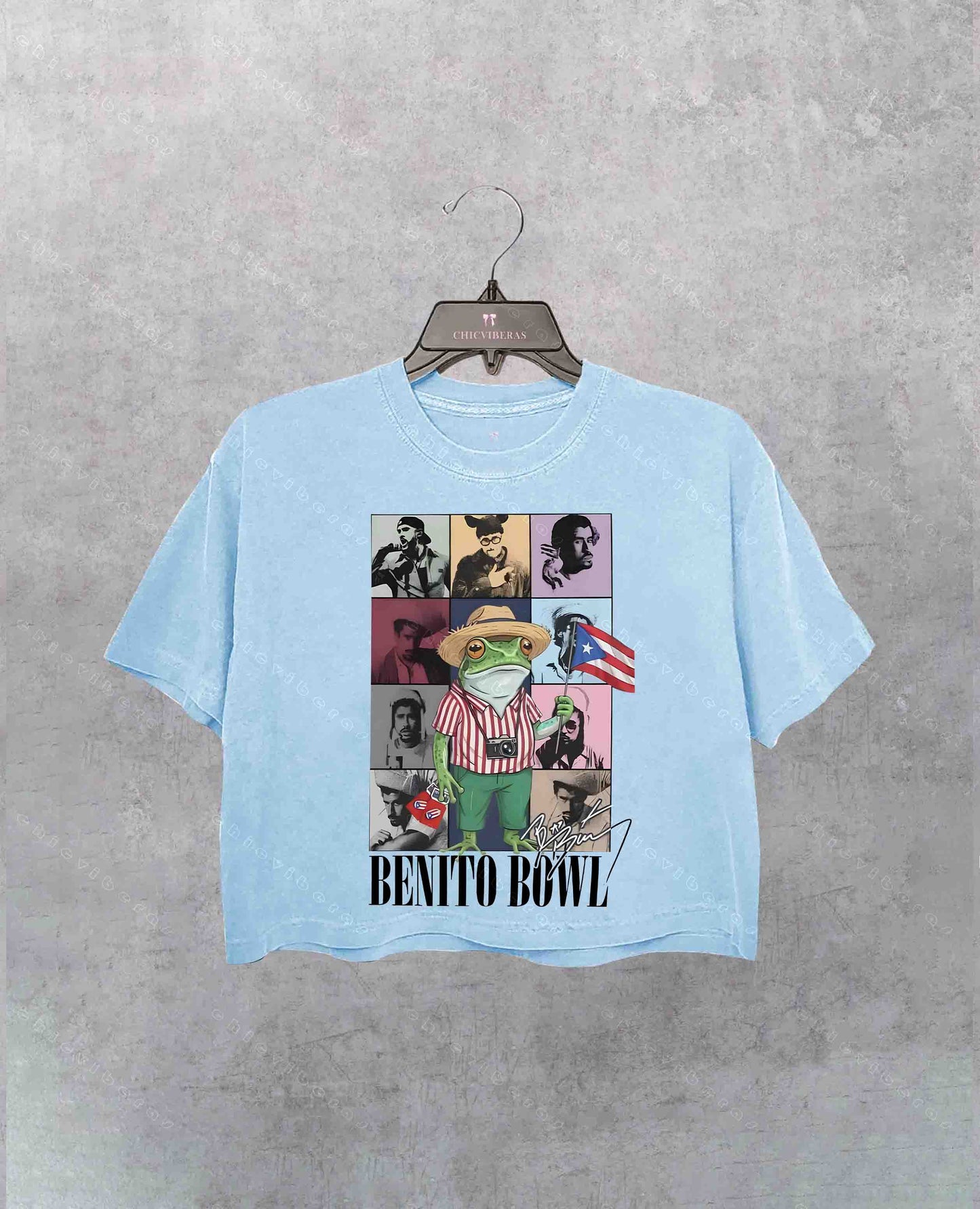 Benito Bowl Puerto Rico Football Crop Shirt