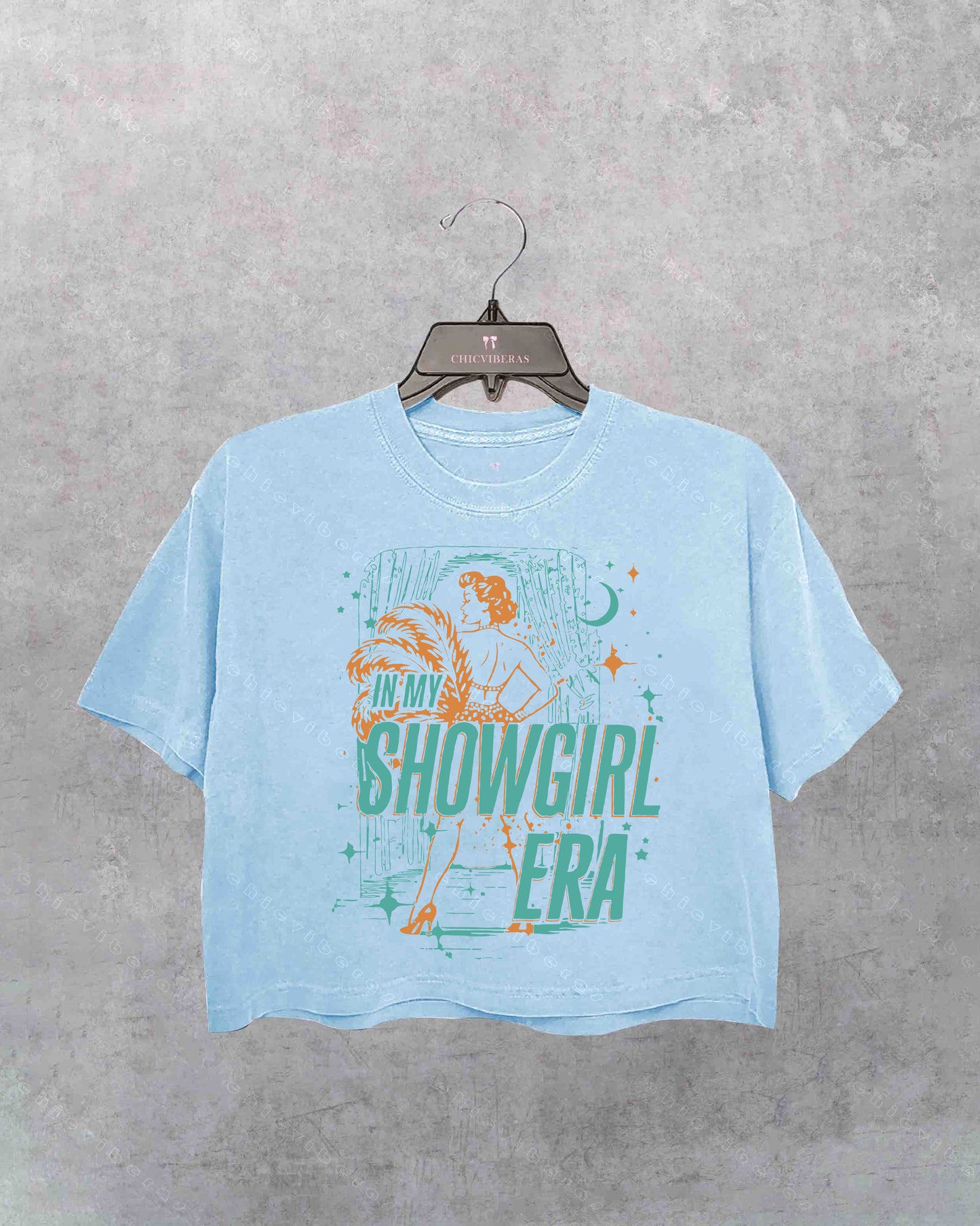 Retro In My Showgirl Era Crop Shirt