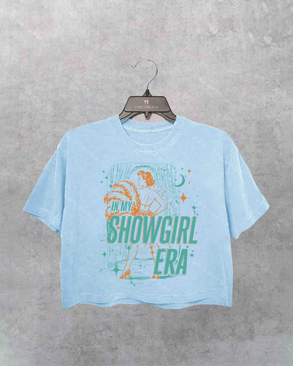Retro In My Showgirl Era Crop Shirt