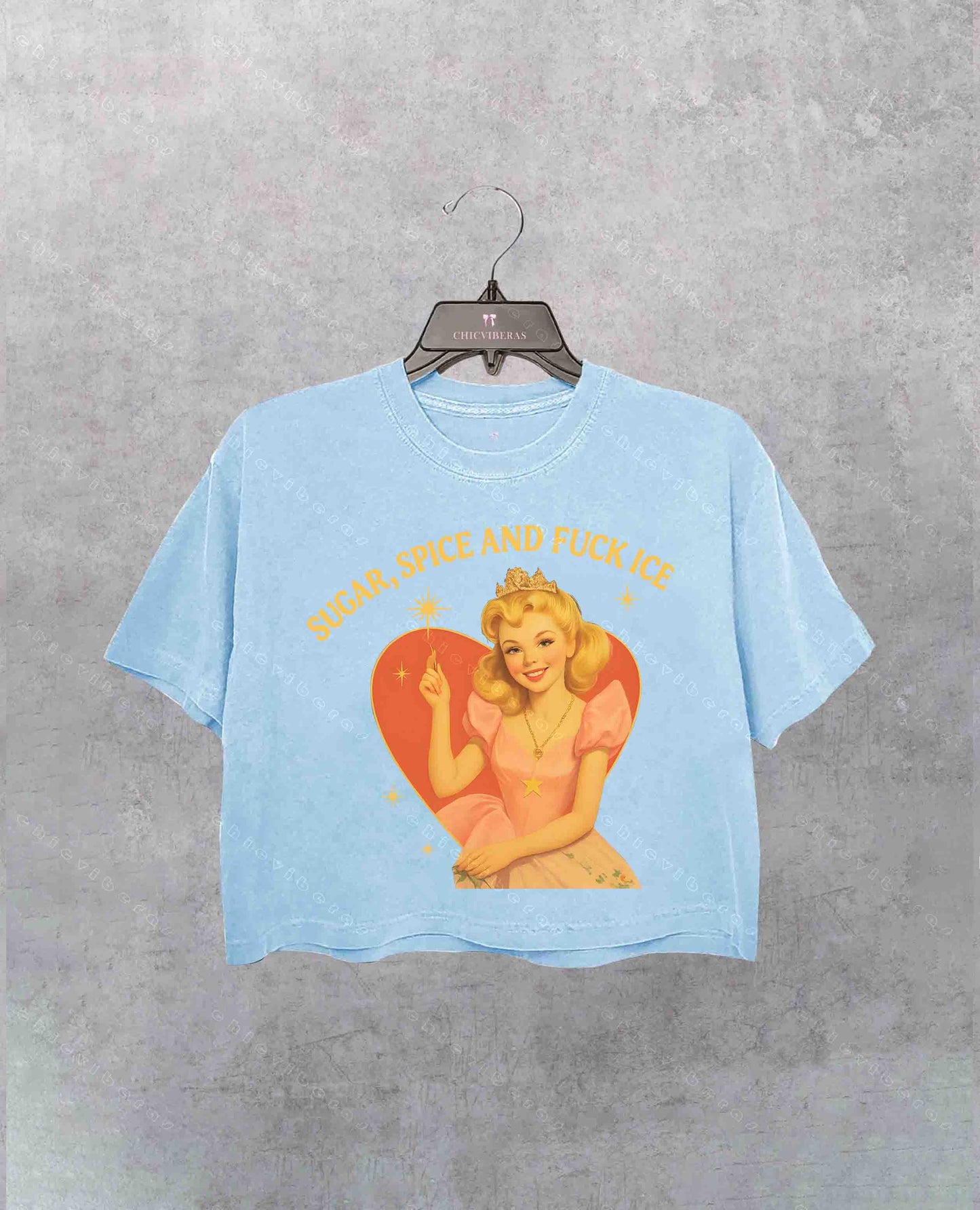 Sugar Spice and F*ck ICE Crop Shirt
